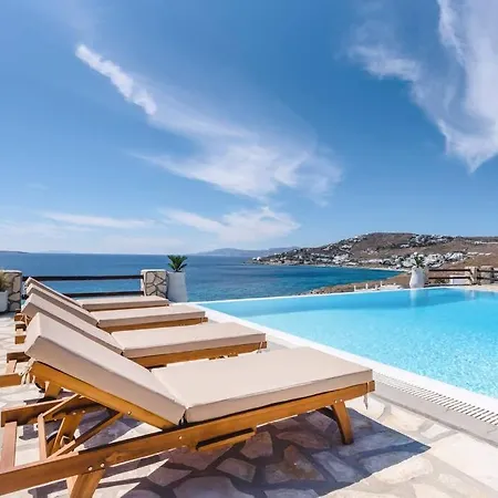 Stunning Sea & Sunset View Mykonos Villa Mykonos Town