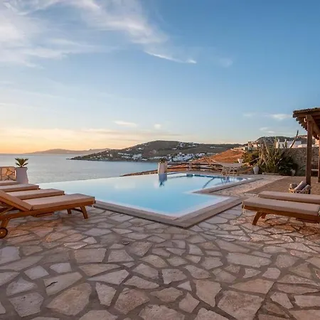 Stunning Sea & Sunset View Mykonos Villa Mykonos Town